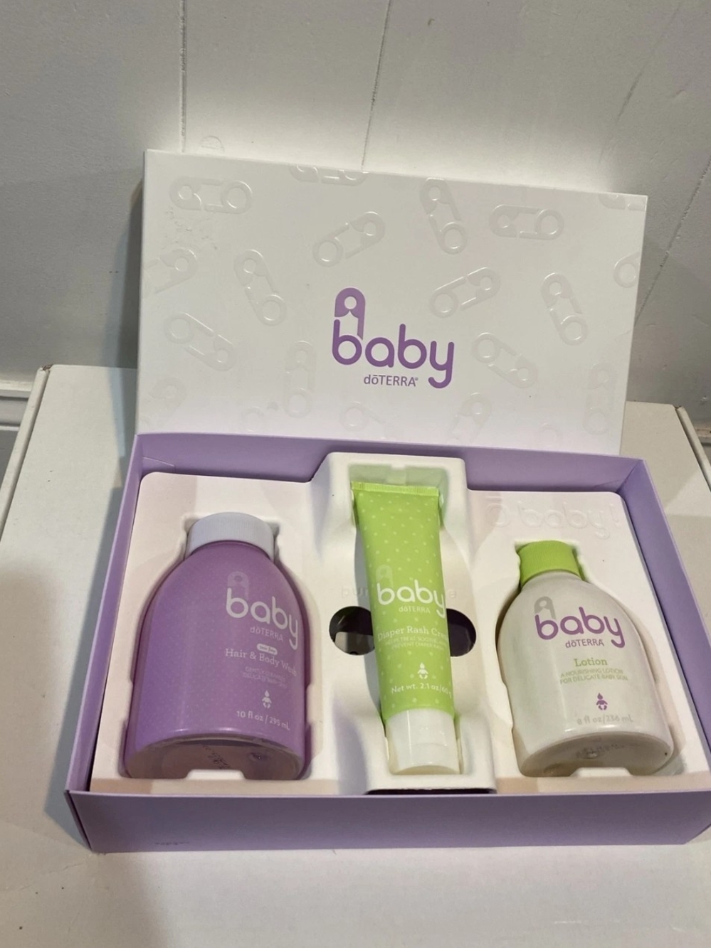 Doterra Baby Bath & Body Set - Purple & Green